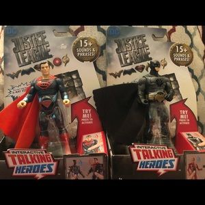 DC Superman ,Batman ,The Flash talking interactive